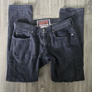 Levi's Men's Charcoal Straight Jeans